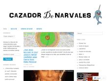 Tablet Screenshot of cazadordenarvales.com